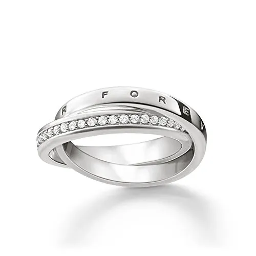 Thomas Sabo Damen Ring Forever Together Zirkonia 925 Sterling Silber TR2099-051-14