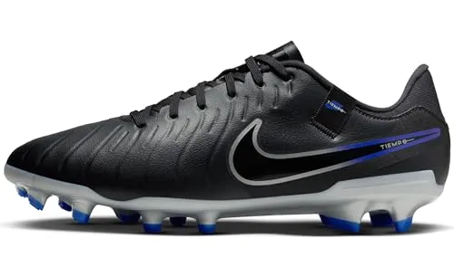 Nike Tiempo Legend 10 Academy MG - schwarz - Fußballschuhe mit FlyTouch Lite-Leder für überragenden Tragekomfort und Ballgefühl. Optimal für Rasen und Kunstrasen, ideal für jeden Spieler.