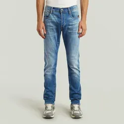 G-STAR Herren 3301 Slim Jeans - Vintage Aged Look - Herren-Jeanshosen mit Knopfverschluss und 5 Taschen, stylischer Vintage-Look für einen modernen Auftritt.