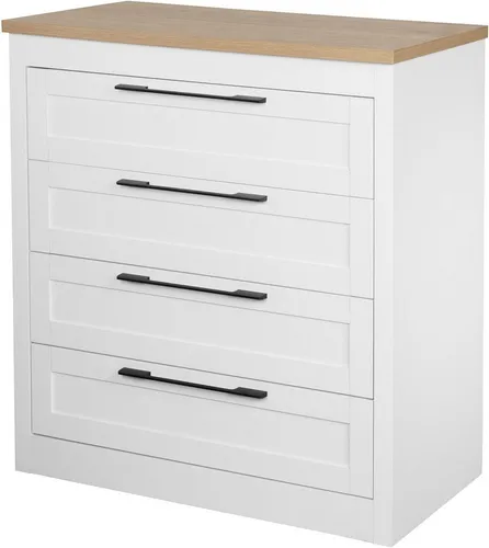 OTTO home Schubkastenkommode Büsum Schlafzimmer Schrank Wäscheschrank, Sideboard mit 4 Schubladen im Landhaus Design Bestseller