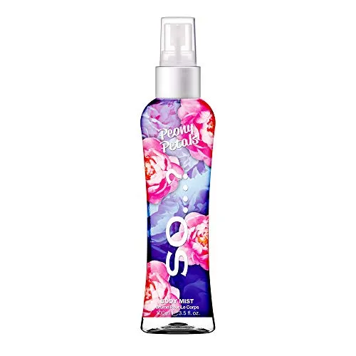 Body Mist By So…? Damen Peony Petals Duftendes Körpernebel, bodyspray für damen 100ml