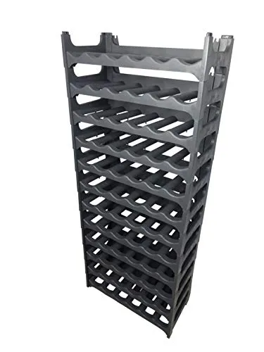 ap alpfa gmbh Weinregal für 72 Flaschen anthrazit / Qualität Made in Germany