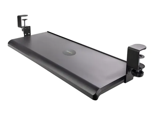 StarTech.com Ausziehbare Tastaturablage mit Tischklemmen - Tastaturschubladen & -einschübe, höhenverstellbar in 3 Stufen, bietet Platz für bis zu 12 kg und sorgt für ergonomischen Komfort bei der Nutzung.