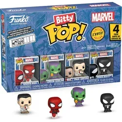 Funko Bitty Pop! Marvel: Spider-man - Spider-man / Green Goblin / J. Jonah Jameson / Random Chase