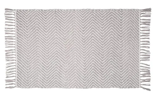 Produktbild WENKO Badematte Gata hellgrau 50 x 80 cm