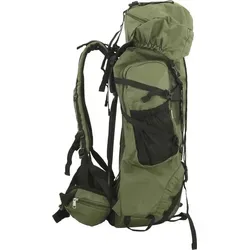 vidaXL Wanderrucksack Armeegrün 100 L - Wanderrucksack aus robustem Oxford-Gewebe, wasserabweisend und mit verstellbaren Gurten für optimalen Komfort beim Trekking und Camping.