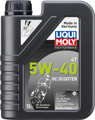 Produktbild Liqui Moly Motoröl Motorbike 4T 5W-40 HC Scooter 20829