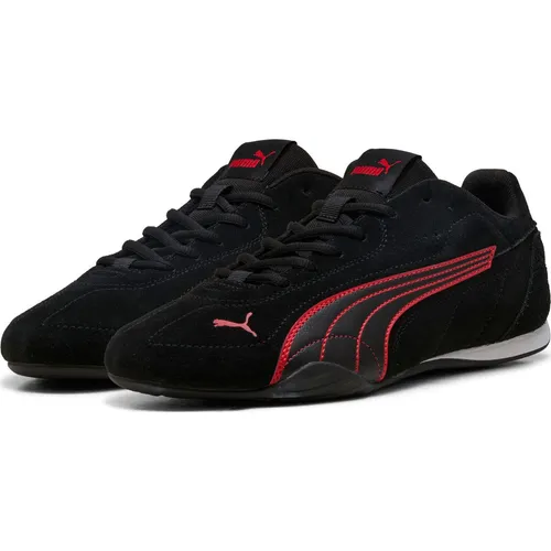 PUMA Catch Sneakers Erwachsene, Gr. 43, rot (schwarz rot) - Sneaker aus der PUMA Core Kollektion, die für ihren zeitlosen Stil und hohen Komfort bekannt ist. Ideal für jeden Anlass, vom Stadtbummel bis zum Treffen mit Freunden.