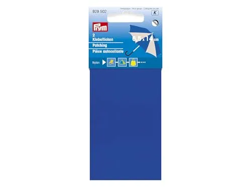 Prym 929502 Klebeflicken Nylon 6,5 x 14 cm blau
