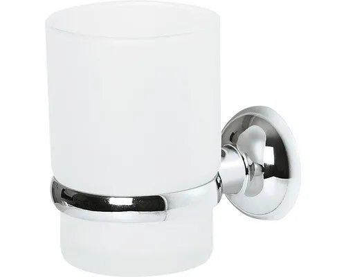 Zahnputzbecher Spirella Campagne chrom/frosty