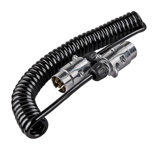 Produktbild Spiral-Verlängerungskabel für Traktor Ackerschienen 2 Stecker 7-polig