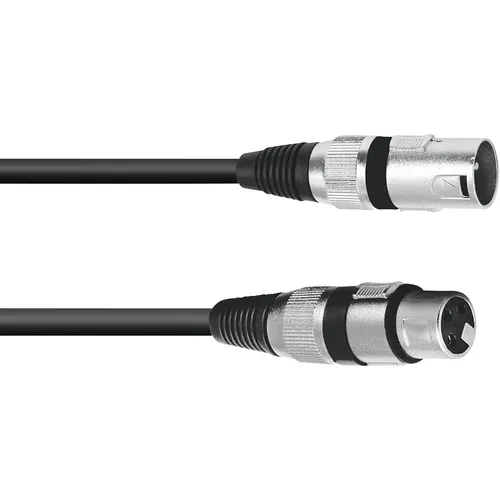Omnitronic 30220590 XLR Verbindungskabel 25m - HiFi-Kabel, hochwertiges Mikrofonkabel für Bühne und Studio, sorgt für klare Audioübertragung ohne Störungen.