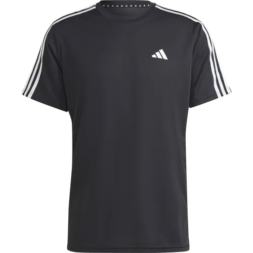 ADIDAS Herren Shirt Train Essentials 3-Streifen Training - T-Shirts für Herren, feuchtigkeitsabsorbierend mit AEROREADY Technologie für ein trockenes Tragegefühl und aus 100 % recycelten Materialien gefertigt.