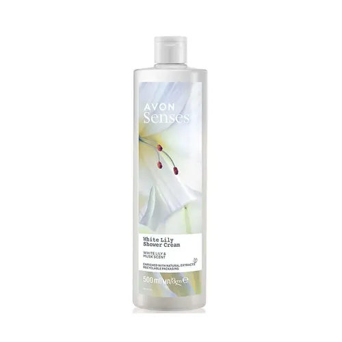 AVON Senses Duschcreme WHITE LILY 500ml