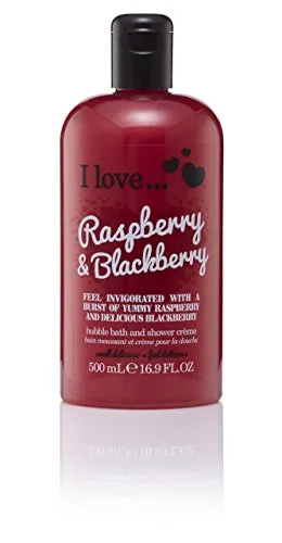 I Love... Raspberry & Blackberry Bubble Bath And Shower Creme 500ml
