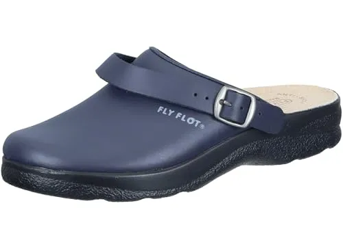 Fly Flot Damen Ciabatta - Bequeme Antishock Hausschuhe mit verstellbarem Riemen - Damen-Hausschuhe mit rutschfester Sohle und anatomisch geformtem, dämpfendem Fußbett für maximalen Komfort und Sicherheit im Alltag.