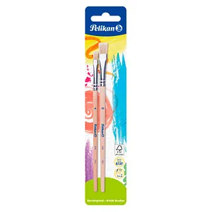 Pelikan 613F Pinsel-Set Größe 4,10, 2-teilig