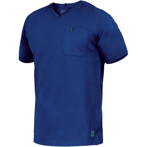 Leibwächter FLEXT Flex Line, T-Shirt V-Neck · Uwe kornblau, Gr. M FLEXT00M