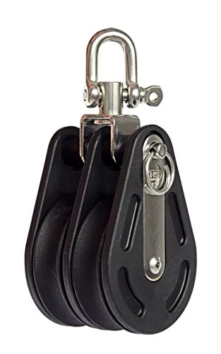 Gleitlager-Block 12 mm - 2 Rollen, Wirbel