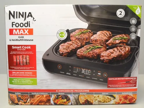 Ninja AG551DE Friteuse Unique 5,7 L - Autonome 2460 W Luftfritteuse, gesundes Frittieren mit knusprigen Ergebnissen