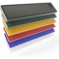BAUHELD® Universal Verglasungsklötze 20x100mm - Mehrfarbige Fenster-Abstandshalter Keile - Fensterbeschläge - Hochwertige, rutschfeste Klötze für optimale Lastverteilung, sortiert in praktischen Beuteln für einfache Anwendung und vielseitig einsetzbar!
