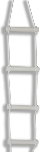 Bettleiter 4 Stufen Weiß Mobiclinic