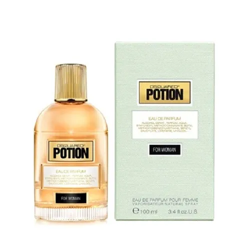DSQUARED2 Potion für Woman 100 ml Eau De Parfum - Damen Parfum mit floralem Zypressenduft, ideal für besondere Anlässe und jeden Tag, verleiht ein Gefühl von Eleganz und Weiblichkeit.
