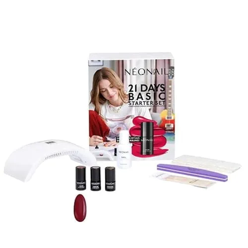 NEONAIL 21 Days UV Nagellack Starter Set in Raspberry Red von NEONAIL