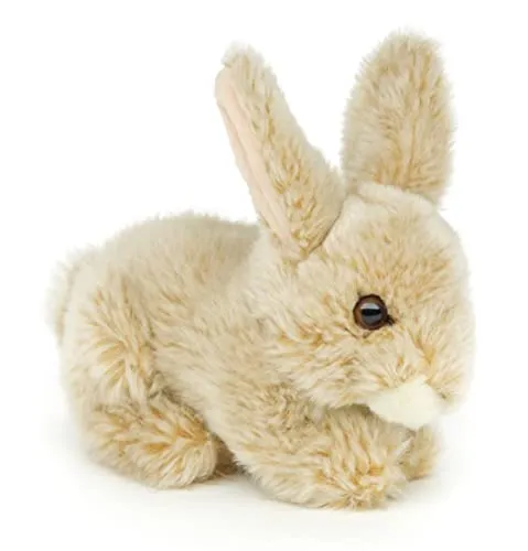 Uni-Toys - Hase, liegend (beige) - 18 cm (Länge) - Plüsch-Kaninchen - Plüschtier, Kuscheltier
