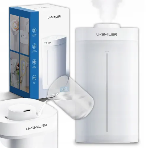 U-SMILER Luftbefeuchter 3,5L Ultraschall Aroma Diffuser Raumbefeuchter leise