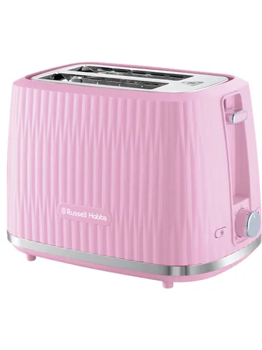 Russell Hobbs Toaster Eden 2S - Raspberry 27372-56 - Stylischer Toaster mit einzigartigem Design und 6 variablen Bräunungsstufen. Ideal für perfekte Toasts und Brötchen, mit praktischen Funktionen wie Hochlift und Krümelschublade.