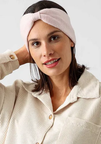 Zwillingsherz Stirnband Cashmere, Feinstrick in pink von Zwillingsherz