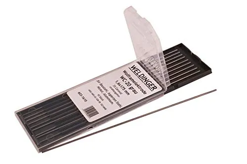 WIG-Wolframelektrode WC-20 grau 1,6x175 mm 10 Stück