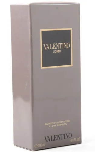 Valentino Uomo Duschgel 200 ml - Duschgel für Männer mit belebender Duftkomposition aus Bergamotte, Kaffee und edlem Leder, sorgt für ein frisches und maskulines Dufterlebnis.