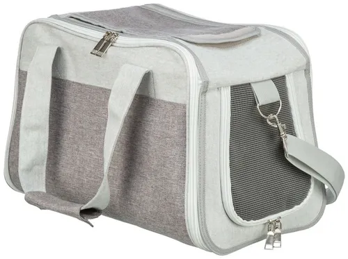 Trixie Hunde-Tasche Libby grau - 25x27x42cm, bis 7kg - Transportboxen & -taschen, stilvolle und praktische Tragetasche für Hunde bis 7kg, ideal für unterwegs.