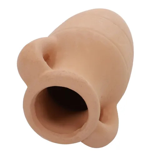 Amphore natur S 13 cm Höhle Versteck Vase Aquarium Aquariendeko Brutplatz Fische