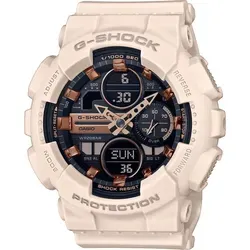 Casio GMA-S140M-4AER Armbanduhr, Rosa - Armbanduhren für Herren mit robustem Resin-Gehäuse, stylischem runden Design und kratzfestem Mineralglas – ideal für den täglichen Gebrauch.