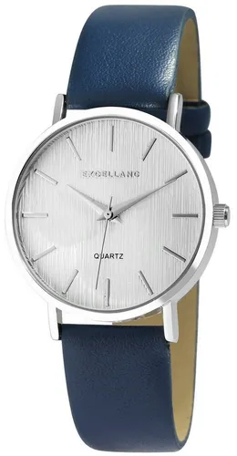 Excellanc Quarzuhr Damen - Elegante 3-Zeiger Armbanduhr mit hochwertigem Quarzuhrwerk, 36 mm Metallgehäuse und bequemem Lederimitatarmband – ideal für Alltag und Business.