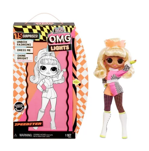 L.O.L. Surprise 565161E7C OMG Doll Lights Series -25 Überraschungen -Speedster