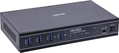 InLine KVM Switch 2-fach HDMI & USB-C 4K60Hz von InLine