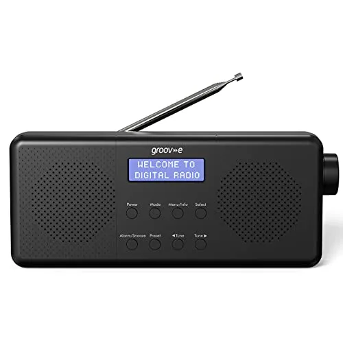 Groov-e Vienna Wiederaufladbares DAB & FM Digitalradio