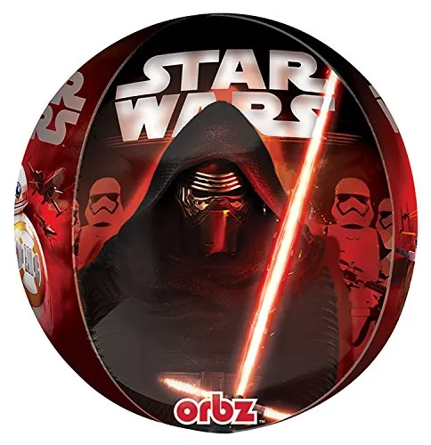 Star Wars The Force Awakens Orbz Foil Balloon G40 in rot von Amscan