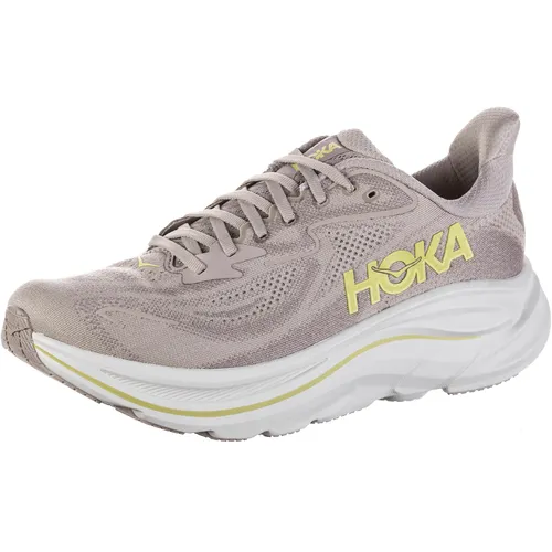 HOKA Herren Laufschuhe CLIFTON 10 - Optimal Dämpfung - Laufschuhe mit ultraleichter Dämpfung und verbesserter Passform. Ideal für tägliches Training und bietet ein stabiles Laufgefühl durch abgestimmte Zwischensohlengeometrie.