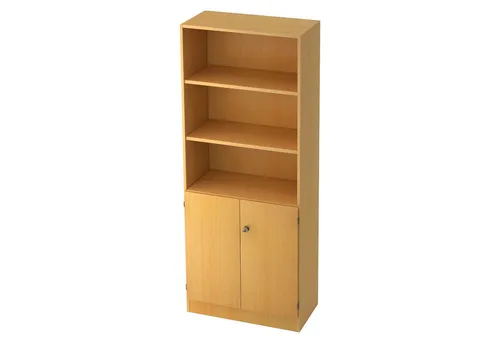 bümö Aktenregal office Regalschrank - 5 Ordnerhöhen, Dekor: Buche