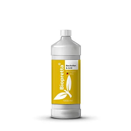 biopretta Grill- und Backofenreiniger Fettlöser für Grill Gasgill und Ofen schnell und einfach (1000ml)