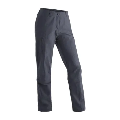 Maier Sports Fulda Damen Wanderhose - Wasserabweisende Outdoorhose mit Zipp-off-Funktion und schnelltrocknender Dryprotec Technologie, ideal für Outdoor-Aktivitäten und Alltag. Lockerer Schnitt und 4 praktische Taschen bieten hohen Tragekomfort.