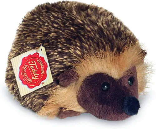 Teddy Hermann 92117 Igel 15 cm - Kuscheltier aus recyceltem Material, sicher und pflegeleicht für Kinder ab 18 Monaten