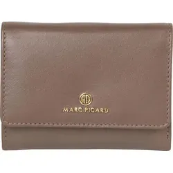 Marc Picard Umbria Geldbörse mit Überschlagklappe in Taupe