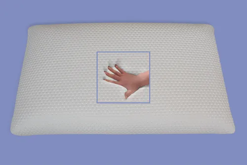 Supply24 Orthopädisches Gelschaum Kopfkissen 80 x 40 cm - Medizinisch-orthopädisches Kissen für Allergiker, passt sich individuell an und sorgt für optimale Entspannung der Nackenmuskulatur. Ideal als Schlaf- oder Lesekissen, mit waschbarem Bezug.