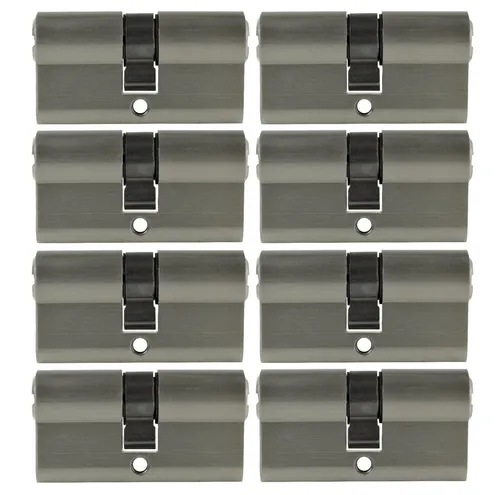 8x Profilzylinder 70mm 35/35 40x Schlüssel Tür Zylinder Schloss Gleichschließend